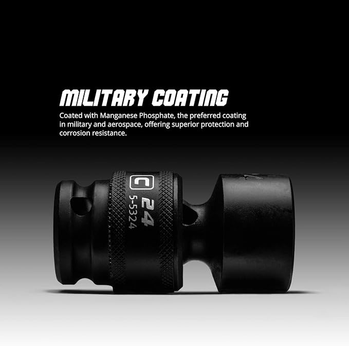 Capri Tools 12 mm Universal Impact Socket, 3/8-Inch Drive, 6-Point, Metric