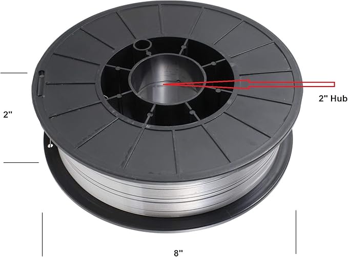 Aluminum 4043 MIG Welding Wire .035" Wire 5 Ibs .035" 1 Roll ER4043 (.035" 5 Ibs Roll) ER4043-035-5