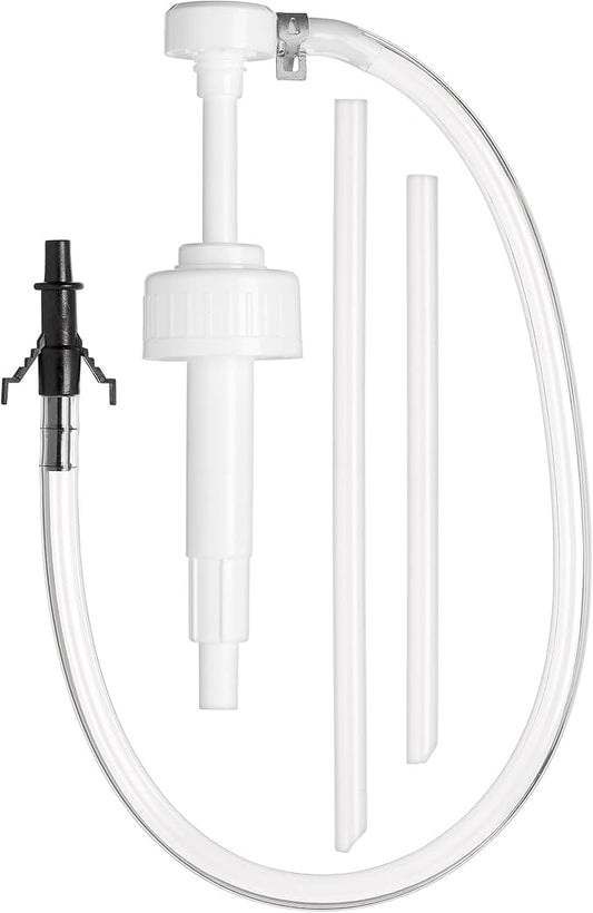 Slippery Pete - Fluid Pump for Wide-Mouth Quart Bottles - 8cc per Pump Stroke and 3rd Hand Adapter, Transfer Gear Oil, Transmission and Differential Fluid (38mm)