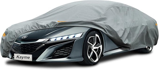 Kayme Heavy Duty Car Cover Custom Fit Acura NSX (1990-2022) Waterproof All Weather for Automobiles, Full Exterior Covers Sun Rain UV Protection.（Deliver About 3-10 Days）