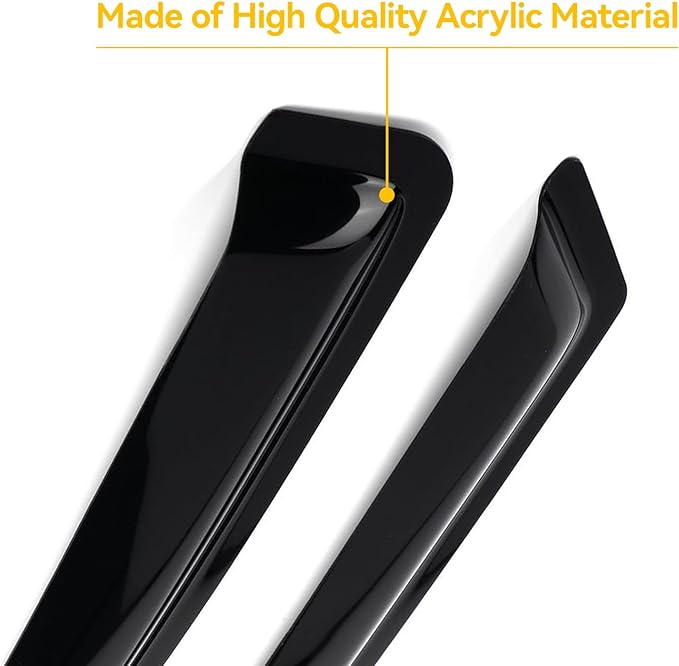 Window Rain Guards Visors for 1997-2003 Ford F150, Window Vent Wind Shades Deflectors for 1997-1999 F250, 2004 F-150 Heritage