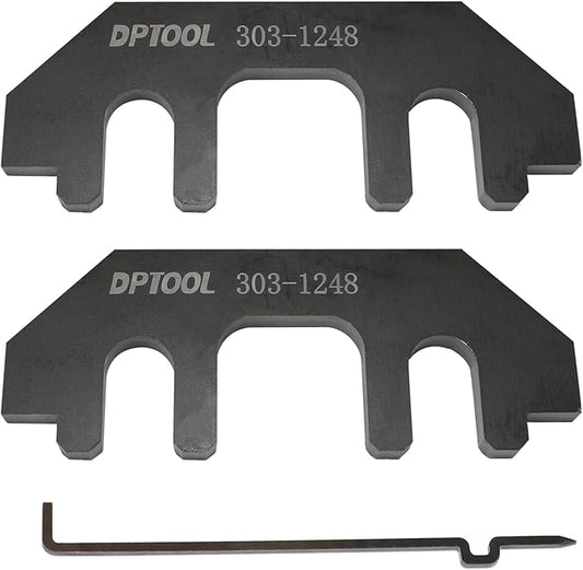 DPTOOL Camshaft Holding Tool Timing Alignment Holder Tool Set Kit for Ford Lincoln Mercury 3.5L 3.7L 4V Engines Replace 303-1248 303-1530 Replacement for OTC 6682