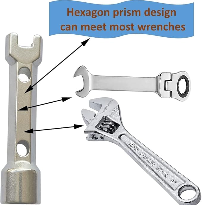 3/4" (19 mm) Strut Channel Impact Socket – 1/2" Drive Hexagonal Prism Design for Deep Channel (2-7/16" & 3-1/4") – Marine-Grade Stainless Steel, Cold-Forged, Corrosion-Resistant