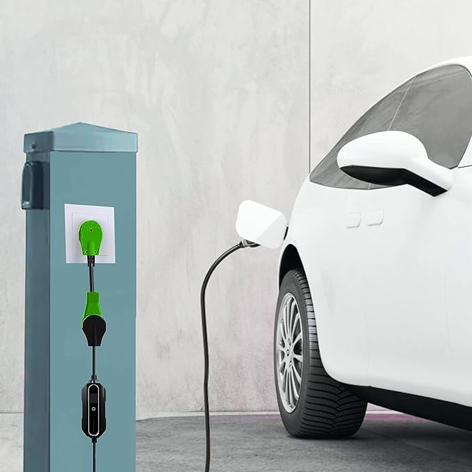 SBB NEMA 14-30P to NEMA 14-50R EV Charger Adapter Cord for Level 2 EV Charger, 125/250 Volt, 4 Prong 30 Amp Plug to NEMA 14-50 Outlet, Dryer Plug Adapter Compatible with All EV, Tesla, and RV