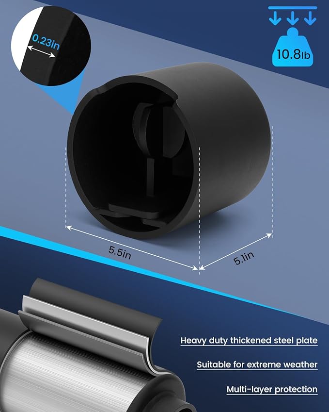 Trailer Lock Fits 2 5/16 Inch Coupler, 2025 Upgrade Heavy Duty Trailer Coupler Lock, Steel Anti-Theft Structural Trailer Hitch Lock, 2 5/16 Trailer Hitch for Travel Trailers, Boats, Trucks, RV