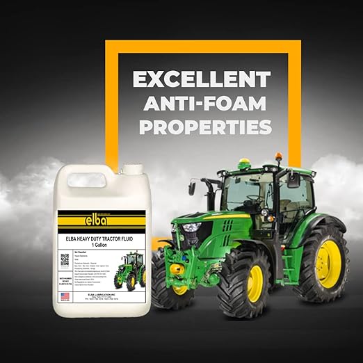Elba Heavy Duty Tractor Hydraulic Fluid | Hydraulic Oil & Transmission Fluid | J20C Equivalent | (1 Gallon)