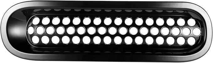 Hooke Road Black JK Grill Inserts Front Grille Mesh Cover Guard for Jeep Wrangler JK 2007-2015 Accessories