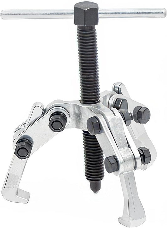 3 Jaw 2.25in/60mm Universal Bearing Gear Pullers Heavy Duty Extractor Tool,High Carbon Steel Puller,Adjuestable Removal Kit Type for Bearings/Flywheels/Pulleys Remove