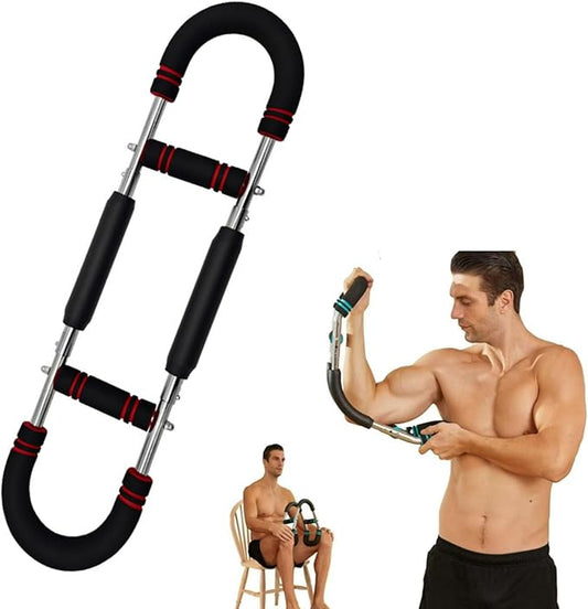 Twister Arm Trainer,The Ultimate arm Trainer.Adjustable Twister Arm Chest Exerciser,Shoulder Muscle Training Fitness Equipment, Upper Body Strength Training Machine.Portable Spring Resistance