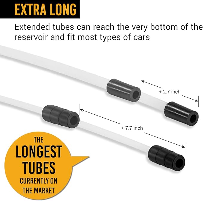 EWK 8L Heavy Duty Manual Oil Extractor Change Pump, Fluid Extractor with Reinforced Tank, Oil Change Pump for Auto Car, Boat, Motorcycle
