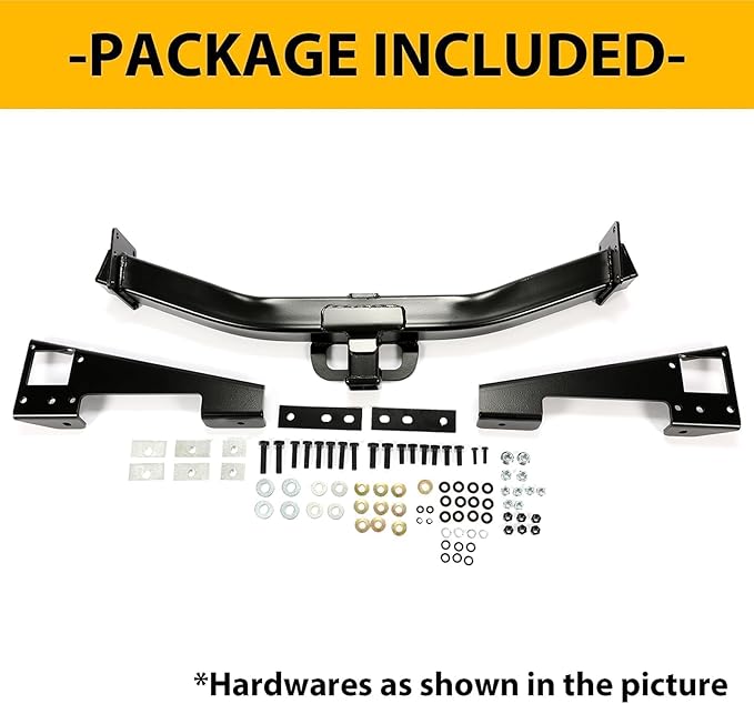 ECOTRIC Class 5 Trailer Tow Hitch W/2-Inch Receiver Compatible with Chevrolet Silverado GMC Sierra 2500HD 3500HD 2001-2010 Replacement for 41944