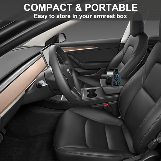250 kW CCS1 to Tesla Adapter CCS to NACS, CCS Combo 1 Adapter for Tesla Models 2021 and Newer, for DC Level 3 Fast Charging Station