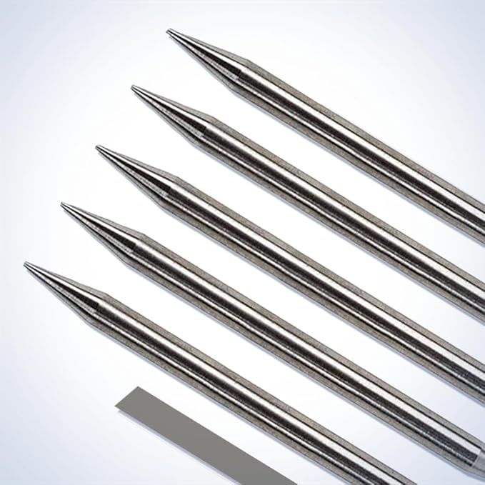 Pre-Ground TIG Tungsten Sharpened Electrodes Grey 2% Ceriated 5-Pack (1/8" x 1.5")