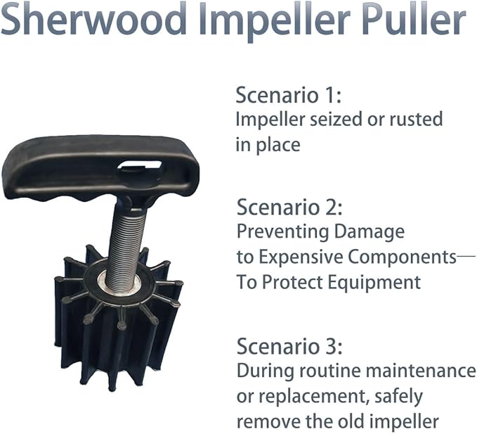 17000K 18000K 22000K 26000K 29000K for Sherwood Impeller Puller 3/4"-16 for SH 25105