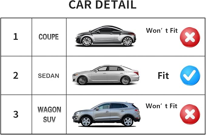 Tape On Wind Deflector Compatible with 2007-2011 Toyota Camry Sedan Smoke Sun/Rain Guards Window Visors 94425