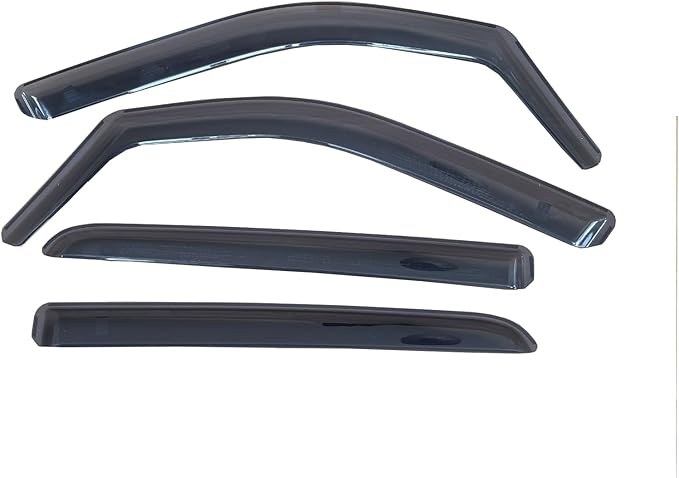 inchannel Smoke Window Visor Rain Guards Compatible with Ram 1500 Crew Cab 2019-2025 Vent Visor 4pc