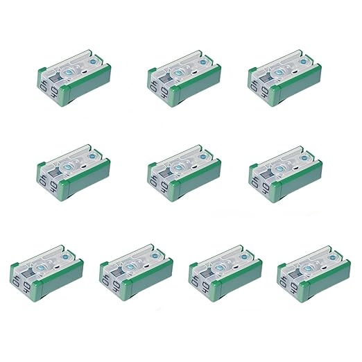10 Pcs 0695040.PXPS Slotted MCASE Cartridge Fuse, 40A, 32V