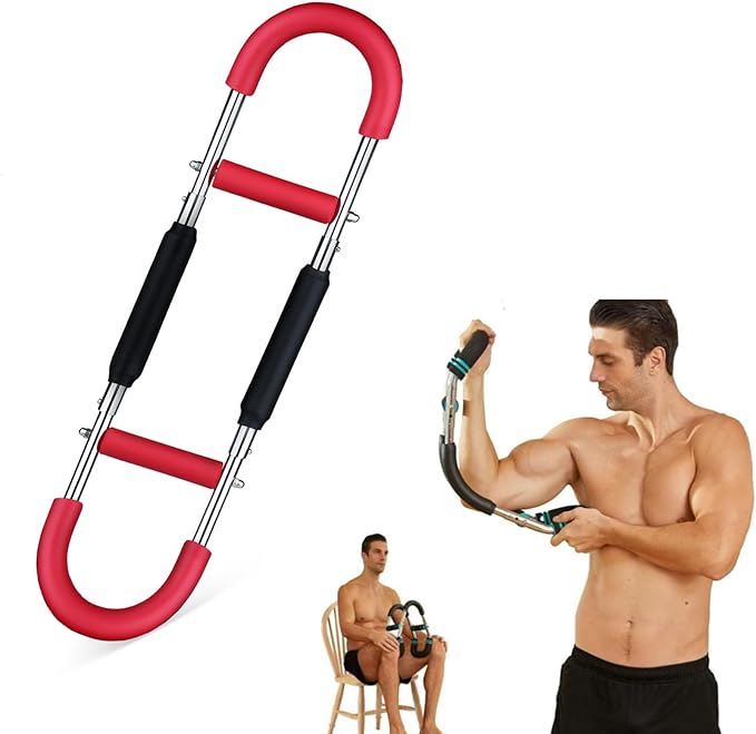 Twister Arm Trainer,The Ultimate arm Trainer.Adjustable Twister Arm Chest Exerciser,Shoulder Muscle Training Fitness Equipment, Upper Body Strength Training Machine.Portable Spring Resistance