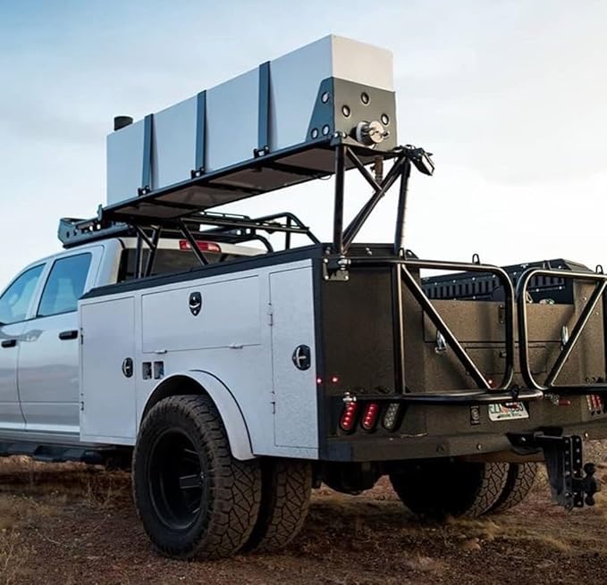 BulletProof Hitches - 2.5" Adjustable Extreme Duty Trailer Hitch (36,000 lb. Rating) - 8" Drop/Rise with 2" and 2 5/16" Dual Ball - Powder Coat, Solid Steel, Corrosion-Resistant