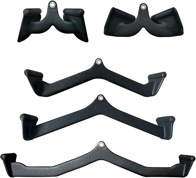 Ergonomic LAT Pull Down Bars, Back and Triceps Strength Training Equipment, LAT Pulldown Attachments, Cable Attachments for Home Gym