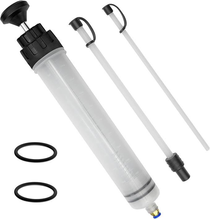 500CC Fluid Extractor Automotive Syringe Oil Extractor Pump Fuel Extraction & Filling Pump Fluids Suction Pump Manual Vacuum Fluid Transfer Pump