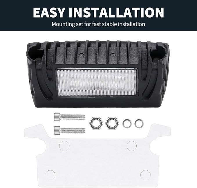 SUPAREE Led RV Lights Exterior, 12 Volt Exterior RV Lights, Led RV Porch Light 750 Lumen Black Lighting Fixture Kit Replacement for RVs Trailers Campers -2 PCS