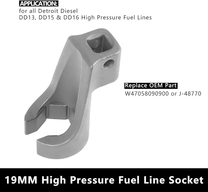DPTOOL Engine Camshaft Timing Tool Kit Compatible with Detroit Diesel DD13 DD15 DD16 Engine TDC Locating Pin Brake Adjustment Tool Barring Tool Fuel Line Socket Replace W47058090900 W470589104000