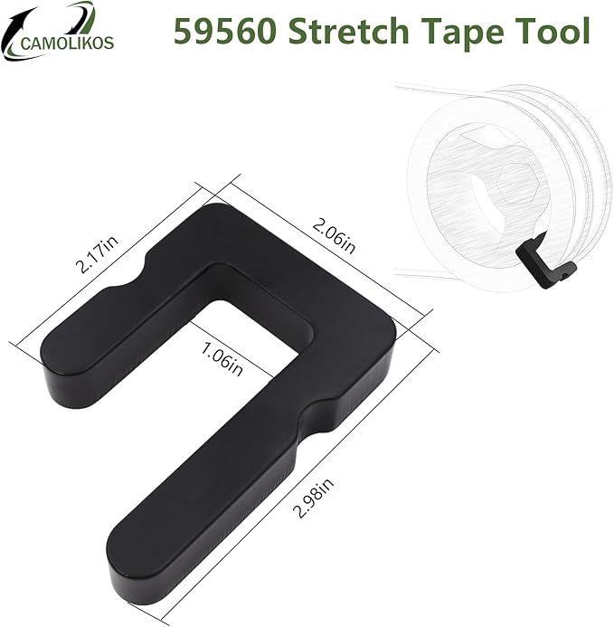 2-Sided 59560 Stretch Belt Tool for GM for Lisle 5.3, 6.2 6.6L Gas Engines