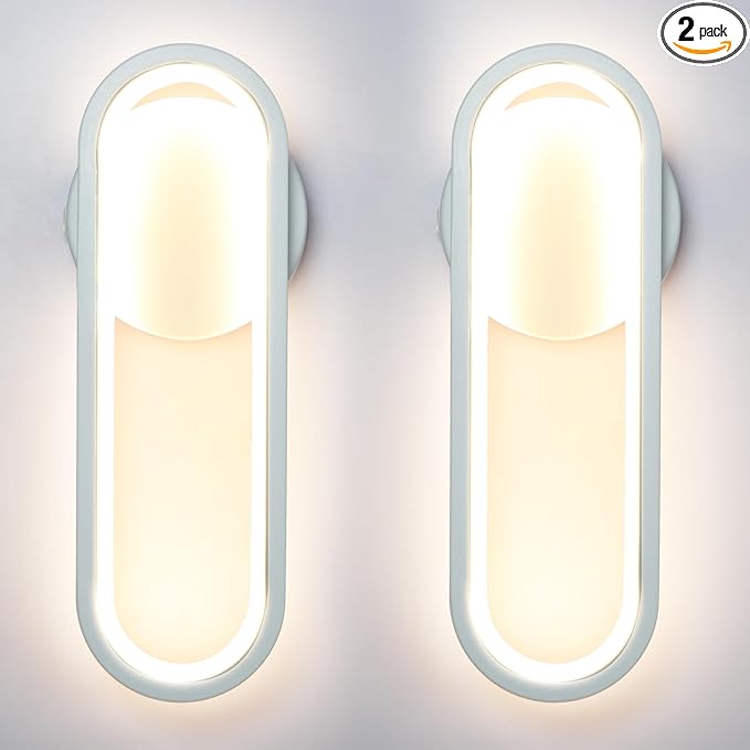 2Pack 12V LED RV Sconce Wall Vanity Reading Light - Dimmable RV Interior Light Fixture with Silicon Lens for Motorhome, Camper, Trailer, Boat - Energy Efficient Decorative Lighting with Switch