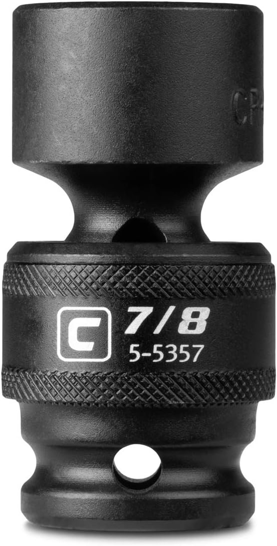 Capri Tools 7/8-Inch Universal Impact Socket, 1/2-Inch Drive, 6-Point, SAE