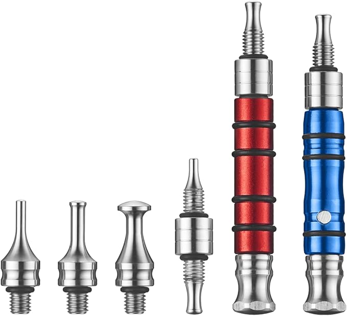 34PCS Tap Dow Dent Repair Tool Kit, Paintless Removal Tools, Auto Body Motorcycle Gas Tank Dent Ding Fix Tools