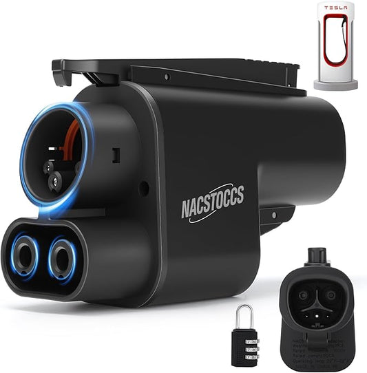 Electric Vehicle Charging Adapter Compatible with Tesla Supercharger, Fit for Rivian,Ford,GM EVs for Tesla Supercharger to CCS1 Charger Adapter, Max 500A 1000V Fast Charge