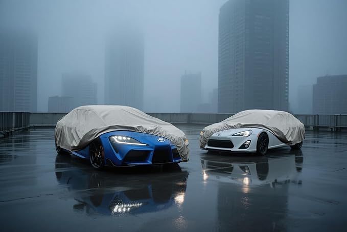 Kayme Heavy Duty Car Cover Custom Fit Toyota Celica Toyota 86 GR86, Waterproof All Weather for Automobiles, Full Exterior Covers Rain Sun UV Protection.