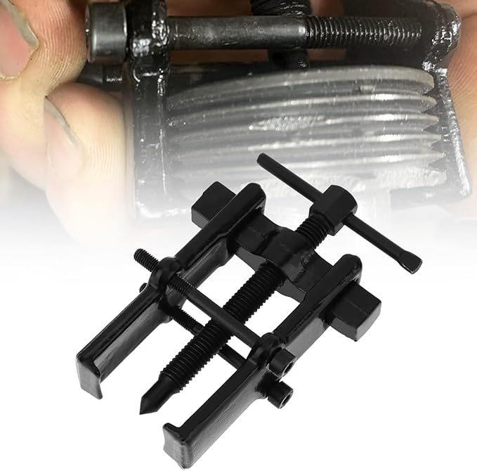 ChgImposs 3 Inch 2-Jaw Gear Puller, Adjustable CR-V Steel Bearing & Gear Separator Tool for Removing Bearings, Pulleys, Flywheels, Auto Mechanic Repair Tool