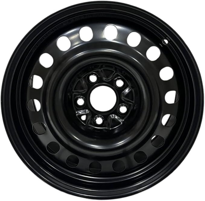 For 2023-2025 Honda CR-V 17 Inch Powder-Coated Black Steel Rim - OEM Direct Replacement - Road Ready SUV Wheel