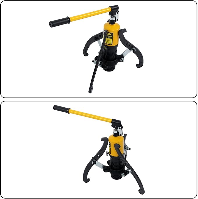 labwork 3-in-1 20 Ton Hydraulic Puller Kit 2 or 3 Adjustable Jaws Pulling Separator for Mechanical Repair