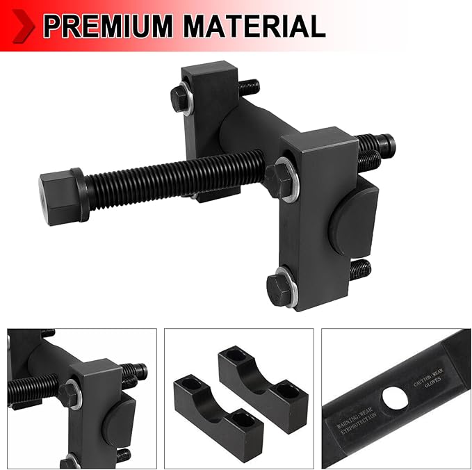 60050 Heavy-Duty Yoke Puller Kit, Replace 10803 Yoke Puller, Heavy Duty Yoke Removal Tool Kit Semi Truck Yoke Remover Works for Class 6-8 Trucks and Equipment