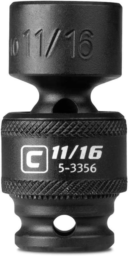 Capri Tools 11/16-Inch Universal Impact Socket, 3/8-Inch Drive, 6-Point, SAE