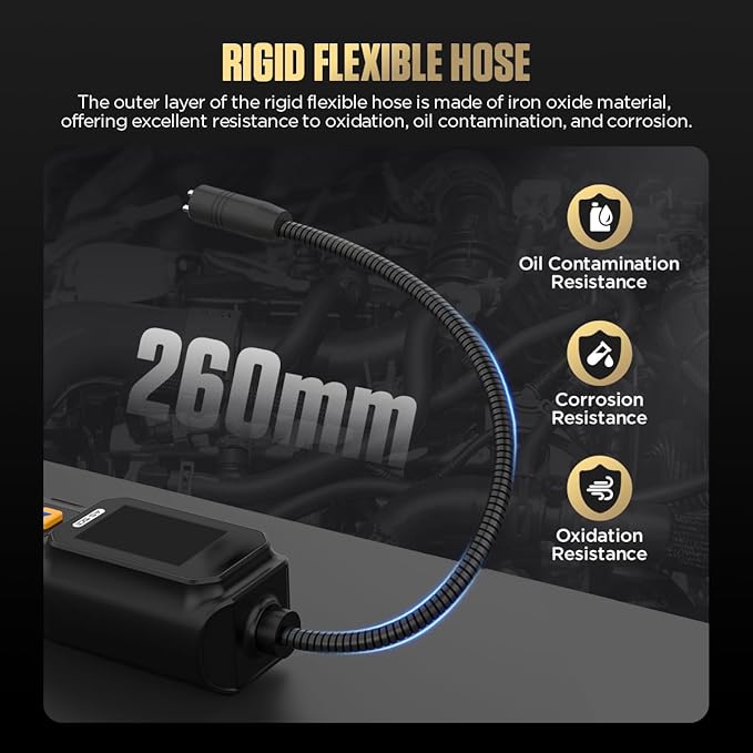 Brake System Bleeding Tools, AS501 Brake Fluid Tester,Automotive Oil Moisture Meter Detector for DOT-3/4/5/5.1,ENV4/ENV6,Built-in High-Sensitivity Sensor