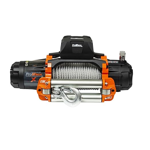 Prowinch 9500 lbs Electric Waterproof Winch Steel Rope Steel Roller 12V Wireless