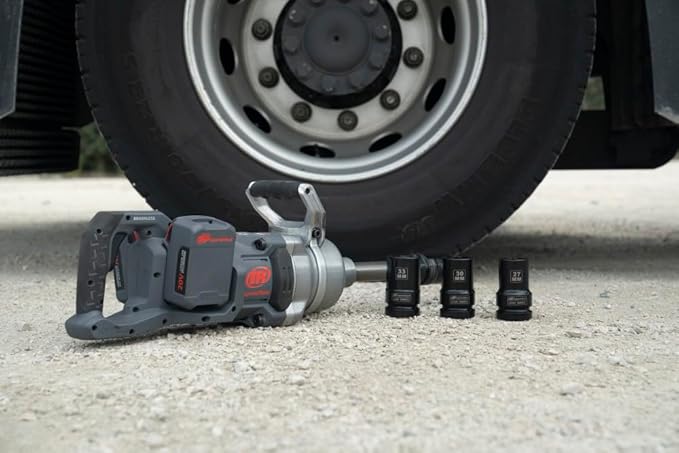 Ingersoll Rand W9691 20V High-torque 1" Cordless Impact Wrench, 3000ft-lbs Nut-busting Torque, 6" Ext Anvil