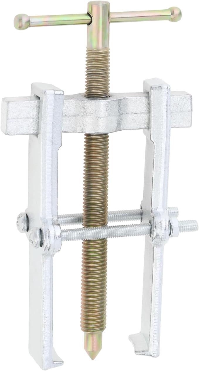 ChgImposs 4 Inch Two Jaw Bearing Puller Tool, Adjustable Carbon Steel Gear Pulley & Flywheel Remover Kit for Motorcycle, Car & Machine Use
