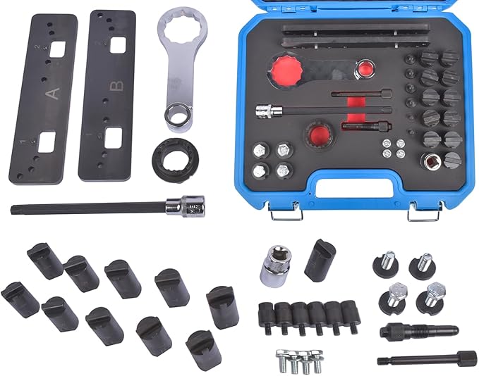 EA839 Engine Camshaft Timing Tool Kit T40331 Replacement for Audi A4 Porsche 2.9T 3.0T Hybrid Version T90002 Camshaft Locking Device Tool