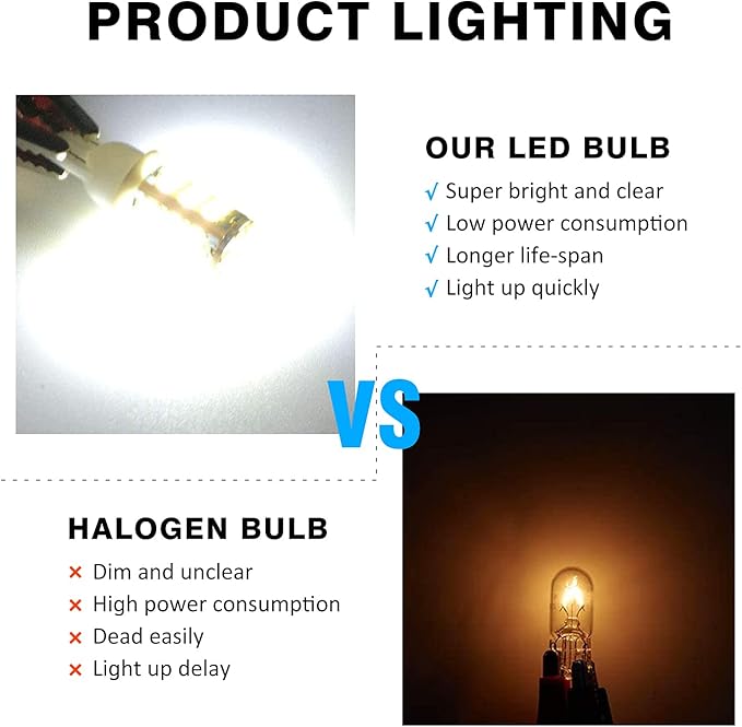 T10 921 194 168 175 LED Bulbs White 20-Packs, Super Bright 3014 42-SMD LED Replacement 12 Volt RV Camper Trailer Boat Trunk Interior Dome Map License Lights, Backup Reverse Lights