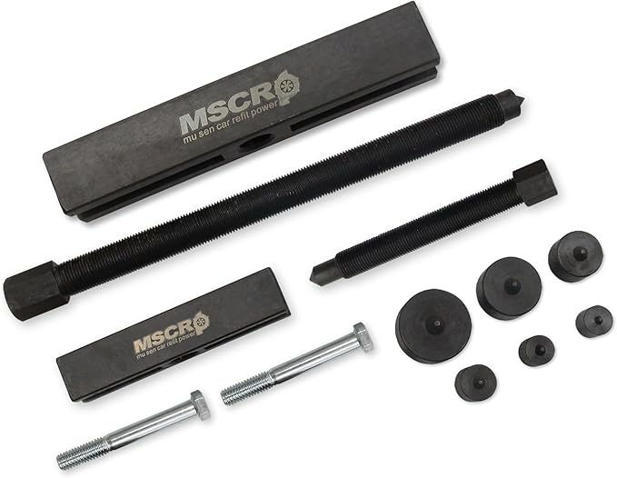 522 Large Gear and Pulley Puller + 7393 Gear and Pulley Puller with 5-1/2" Long Forcing Screw + 8056 Shaft Protectors Set for Timing Gears and Fan Pulleys