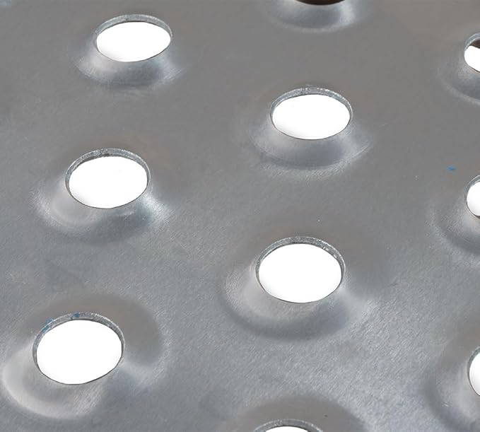 Mytee Products Aluminum Steps Replacement Part for 12" Wide Saddle Tool Box – 2 Pc Set, 12-Gauge Punched Plate Design, Bolt-On Installation, Anti-Slip Grip, Solid Welded Seams, Corrosion Resistant