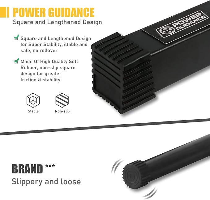 POWER GUIDANCE Dip Bar, Dip Stand Station for Full Body Strength Training, Adjustable Height 30Inches - 38.6Inched, 3 Colors Available