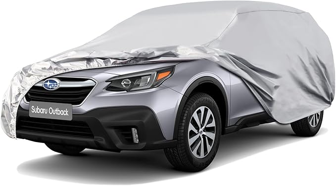 Waterproof Car Cover for Subaru Outback (2020-2024), 5 Layers Compatible with Subaru Outback All Weather, Snowproof Windproof Rain Ice Sun UV Protection