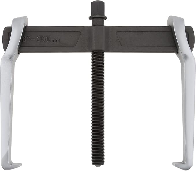 ChgImposs 8 Inch 2-Jaw Gear Puller, Adjustable Bearing Puller Gears, Reversible Removal Tool for External Internal Pulling, CR-V Two Claws Puller Tool for Removal of Pulleys Flywheels Bearings Gears