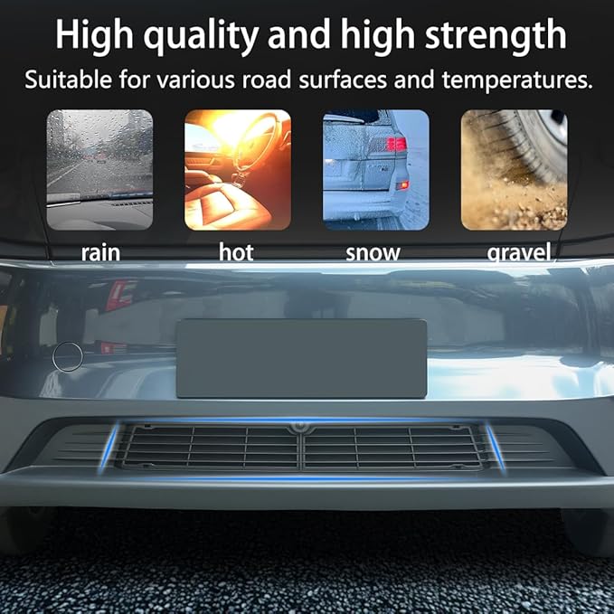 Grille Mesh Inserts for Tesla Model Y 2025 2026 Juniper Front Air Inlet Vent Grille Cover Grid ABS Detachable Replacement for New Model Y Juniper (Launch Series) Accessories